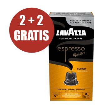 Lavazza Espresso MAESTRO LUNGO 100% arabica capsules voor nespresso (10st) - Houdbaarheid 30-06-2024