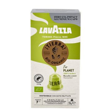lavazza nespresso tierra for planet
