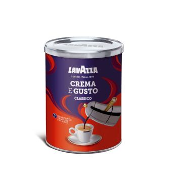 Lavazza Crema e Gusto TIN (250gr gemalen koffie) - Houdbaarheid 30-12-24