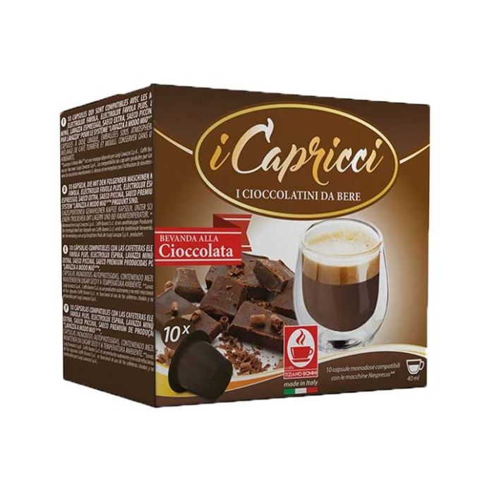 Kan worden genegeerd hoorbaar Oplossen Caffè Bonini chocolade capsules voor nespresso (10st ) online kopen? |  DeKoffieboon.be
