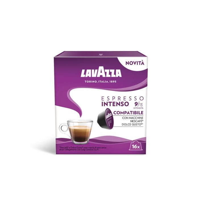 wekelijks Bevatten Halve cirkel Lavazza Dolce Gusto capsules espresso INTENSO (16 st) online kopen? |  DeKoffieboon.be